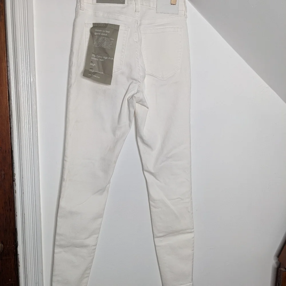 EVERLANE Curvy Authentic Stretch High-Rise Skinny Jean Black NEW Size 25 Regular - Picture 3 of 8